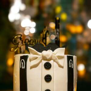 Classic Gentleman Tuxedo Cake