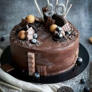 Luxury Chocolate Loaded Milestone Birthday Cake