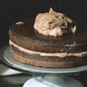 Premium Live-Frosted Chocolate Ganache Layer Cake